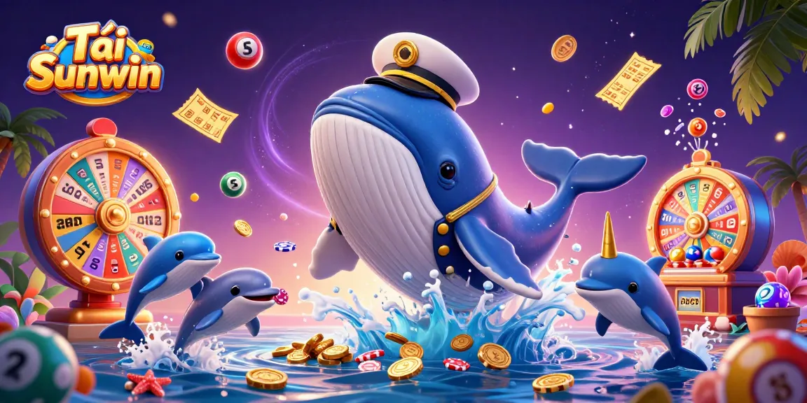 Play and win with Tải Sunwin's vibrant 3D casino experience featuring playful characters.