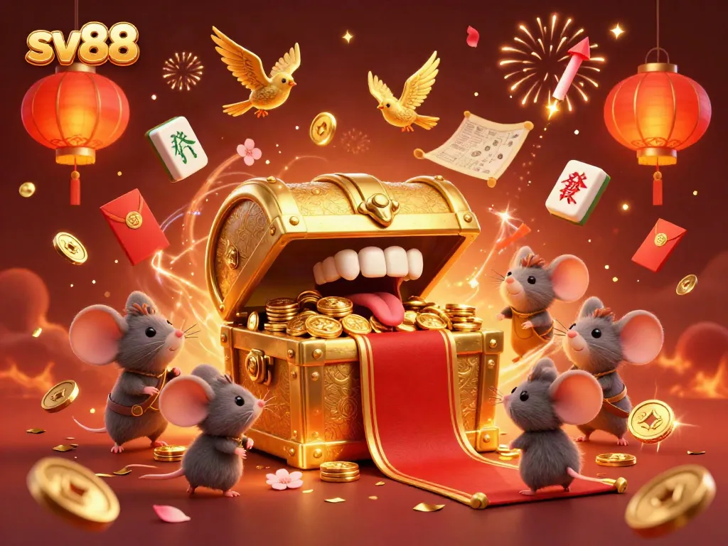 Engage in thrilling gameplay at sv88, showcasing a vibrant casino scene filled with excitement and winning opportunities.